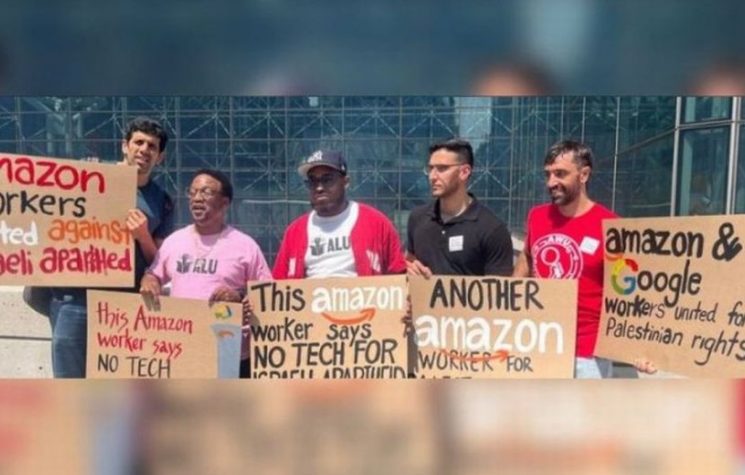 Trabajadores de Amazon exigen que la empresa pare su complicidad con el genocidio en Gaza