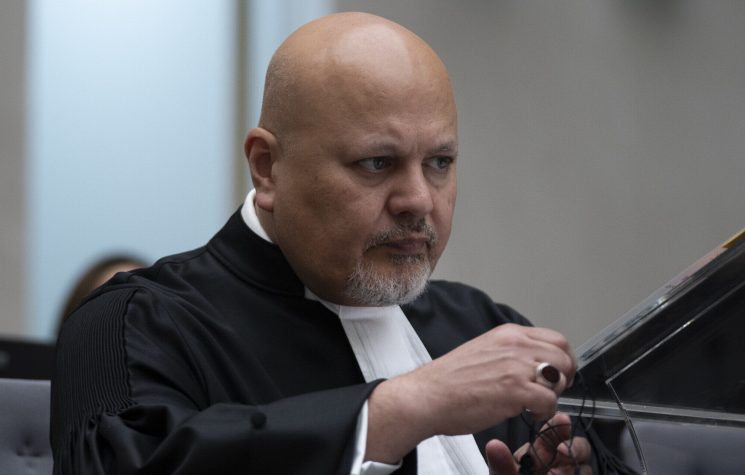 My name is Khan. I’m from the ICC and you’re under arrest