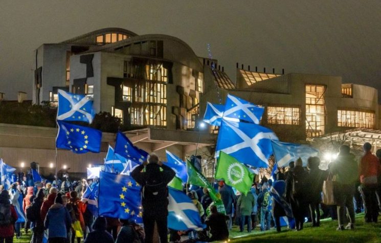 The Canada of the United Kingdom turns right