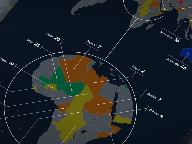 Closed borders: Which countries require visas from almost everyone?