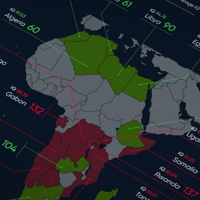 Countries with highest and lowest average IQ levels: Africa