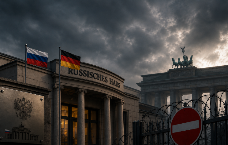 Aufregung um das «Russische Haus» in Berlin. Werden sich die deutschen Behörden dazu entschließen, das russische Kulturzentrum zu schließen?