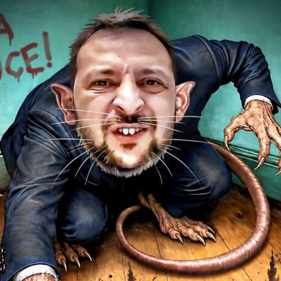 Cocaine addict Zelensky tells the world he has a ‘cure for Russian disease’